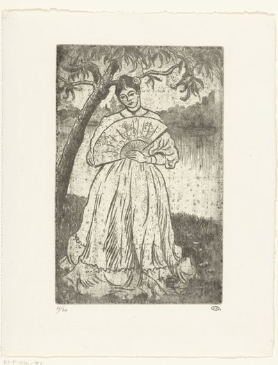 hayranı olan kadın by Lucien Pissarro
