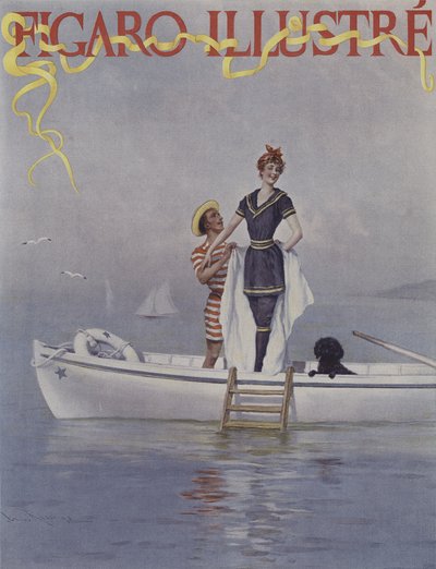 Denizde Dolu Su, Le Figaro Illustre Kapağı, Ağustos 1894 by Lucius Rossi
