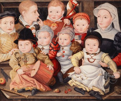 Grup Çocuk Portresi, 1565 by Ludger Tom the Younger Ring