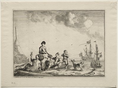 Balık Satıcısı, 1701. by Ludolf Backhuysen