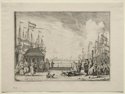 Amsterdam Limanı, 1701. by Ludolf Backhuysen