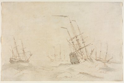gemiler by Ludolf Backhuysen