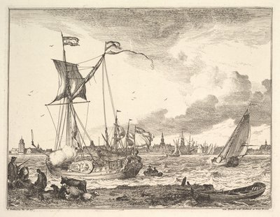 Liman Sahnesi. by Ludolf Backhuysen I