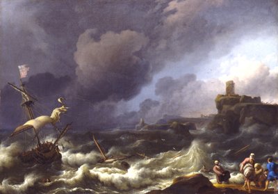 Fırtına, 17. yüzyılın sonlarında by Ludolf Backhuysen I