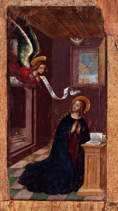 Tespih Gizemleri: Müjde (Ahşap Boyama by Ludovico Brea