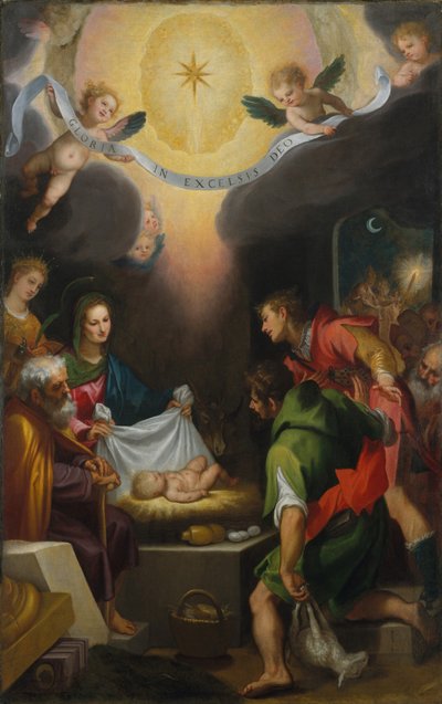 İskenderiyeli Aziz Catherine ile Çobanların Hayranlığı by Ludovico Cardi Cigoli