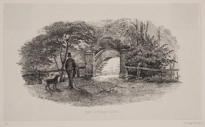 Frederiksberg Bahçesi'nin bir parçası by Ludvig Messmann