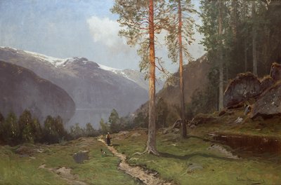 fiyort manzarası by Ludvig Skramstad