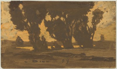 Dachau bozkırındaki meralar by Ludwig Dill