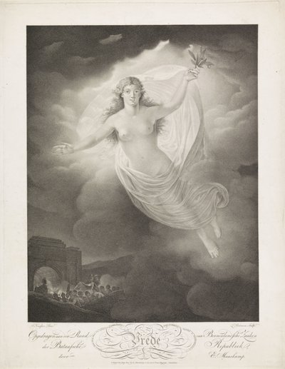 Amiens Barışı Alegorisi, 1802 Barış (nesne üzerindeki başlık) by Ludwig Gottlieb Portman