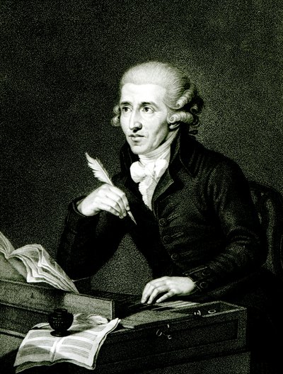Joseph Haydn (1732-1809) c.1770 by Ludwig Guttenbrunn