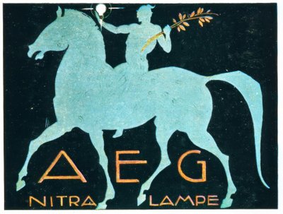 AEG / NİTRA LAMBA by Ludwig Hohlwein