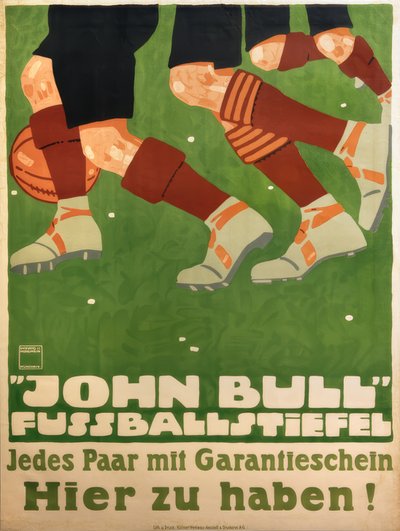 JOHN BULL FUTBOL ÇİZMELERİ. Bir garanti sertifikası ile her çift. Burada olmak! by Ludwig Hohlwein