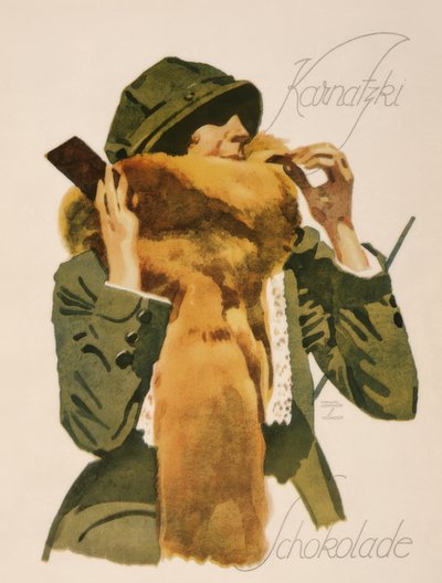 Karnatzki / çikolata by Ludwig Hohlwein