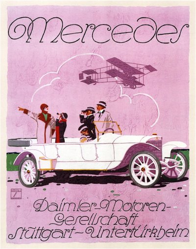 Mercedes, 1914 by Ludwig Hohlwein