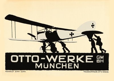 Otto-Werke, Münih, c. 1915 by Ludwig Hohlwein
