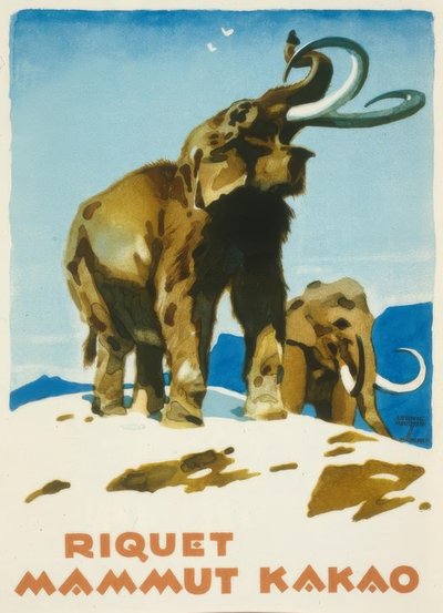Riquet Mammut Kakao by Ludwig Hohlwein
