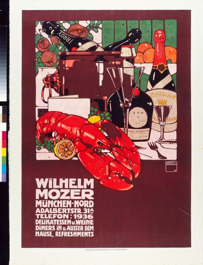 William Mozer by Ludwig Hohlwein