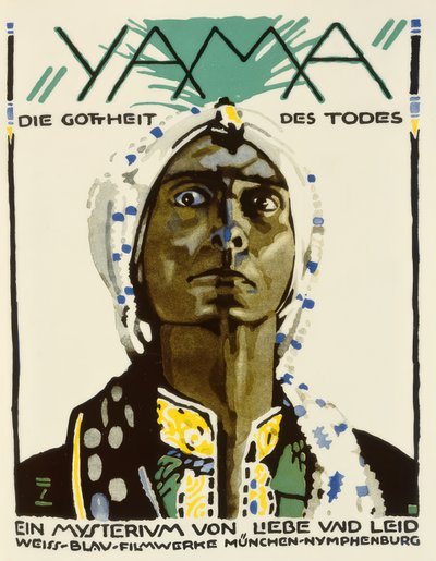 Yama. ölüm tanrısı by Ludwig Hohlwein