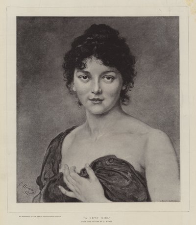 çingene kızı by Ludwig Knaus