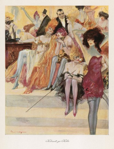 Cehennemde Kabare (renkli taş) by Ludwig Lutz Ehrenberger