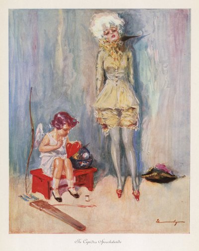 Aşk Tanrısı Ameliyatında (renkli taş) by Ludwig Lutz Ehrenberger
