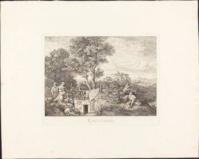 Castel Gandolfo by Ludwig Richter