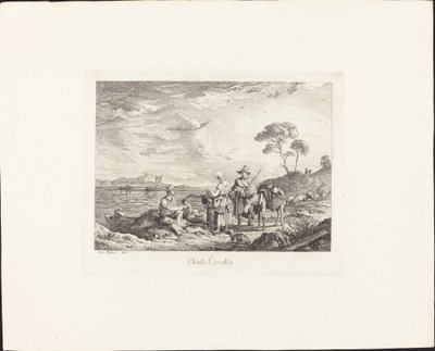 Circello Dağı by Ludwig Richter