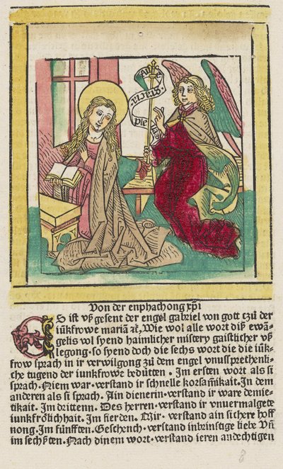 Gaistliche usslegong des lebes Jesus Cristi by Ludwig Schongauer, German 15th Century, Ludolph of Saxony