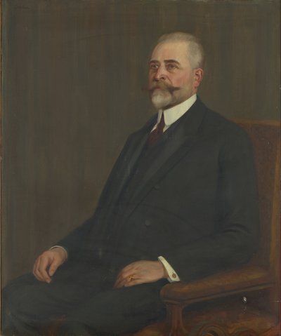 Ekselansları Moritz Graf Vetter von der Lilie, 1901-1907 Temsilciler Meclisi Başkanı by Ludwig Wieden