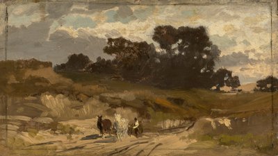 Bir vagon ile manzara by Ludwig Willroider
