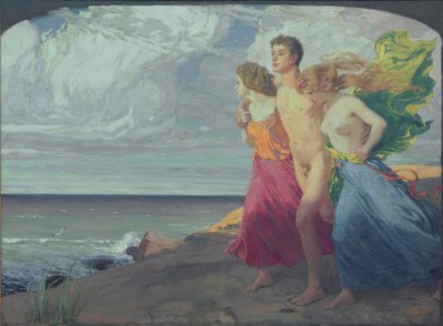 Bahar fırtınası by Ludwig von Hofmann