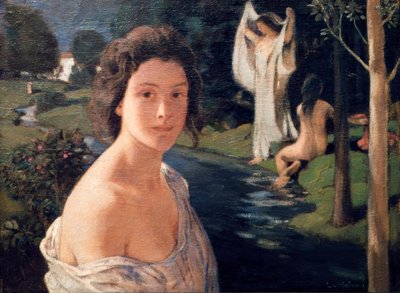 Gece by Ludwig von Hofmann
