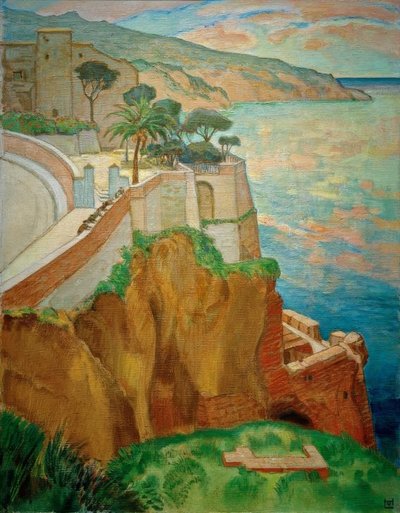 Sorrento sahili by Ludwig von Hofmann