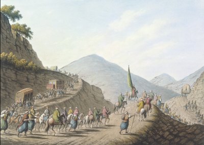 Balkan Dağı, levha 2, meyhane. William Watts tarafından by Luigi (after) Mayer