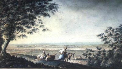 Konstantinopolis manzarası (guaj) by Luigi (after) Mayer