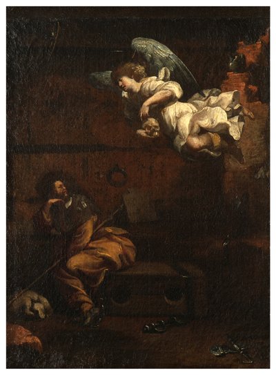Kuzey Transept, San Rocco Sunağı 1635, 45, Genovesino 1645, Hapishanede ölüm ilanı, Sağ altta boyanmış by Luigi Miradori