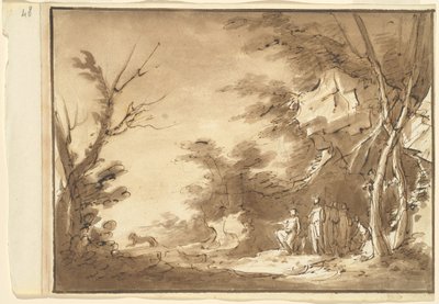 Bir Manzarada Diana ve Arkadaşları by Luigi Brenta