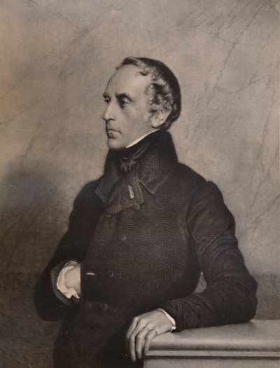 Francois Pierre Guillaume Guizot, Fransız politikacı ve tarihçi, 19. yüzyıl 1894 by Luigi Calamatta