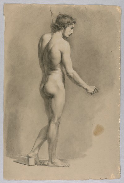 erkek çıplak by Luigi Calamatta