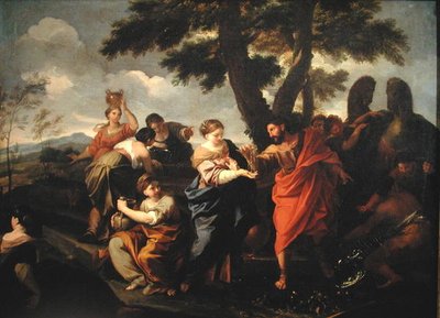 Kuyudaki Rebecca (tuval üzerine yağlı boya) by Luigi Garzi