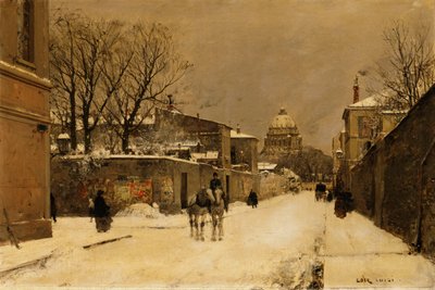 Les Invalides, Paris yakınlarında bir sokak by Luigi Loir