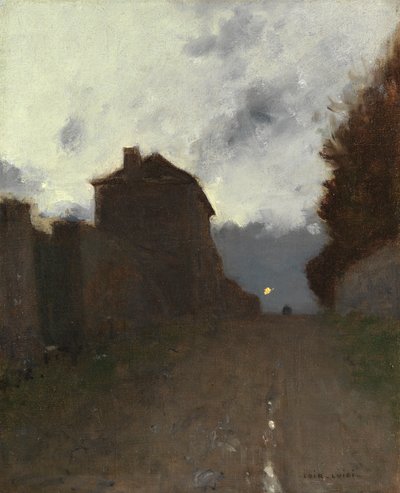 Alacakaranlıkta Montmartre by Luigi Loir