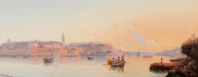 Marsamxett Limanı, Valetta, Malta by Luigi Maria Galea