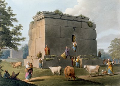 William Watts (1752-1851), 1806 tarafından oyulmuş Trablus ve Tortosa arasındaki anıt by Luigi Mayer