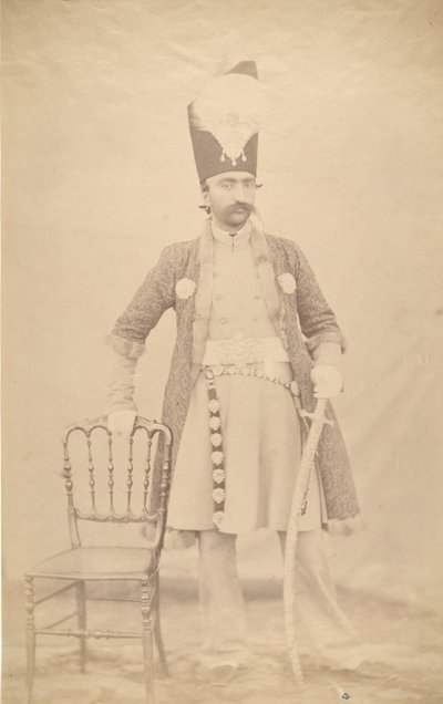 Nasıreddin Şah, ka. 1852-55. by Luigi Pesce