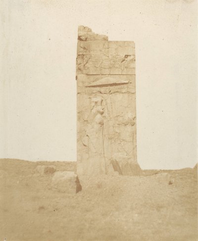 Üçüncü terastaki harabe, Persepolis, 1858. by Luigi Pesce