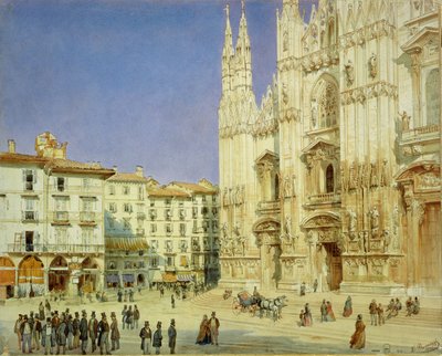 Milano Katedrali, 1846 by Luigi Premazzi