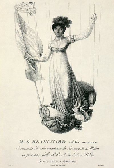 Fransız baloncu Sophie Blanchard