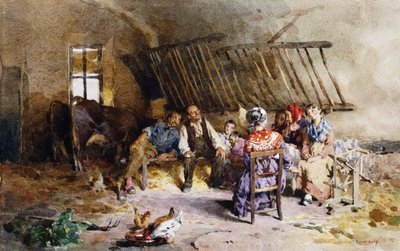 Bir Ahırda, by Luigi Rossi